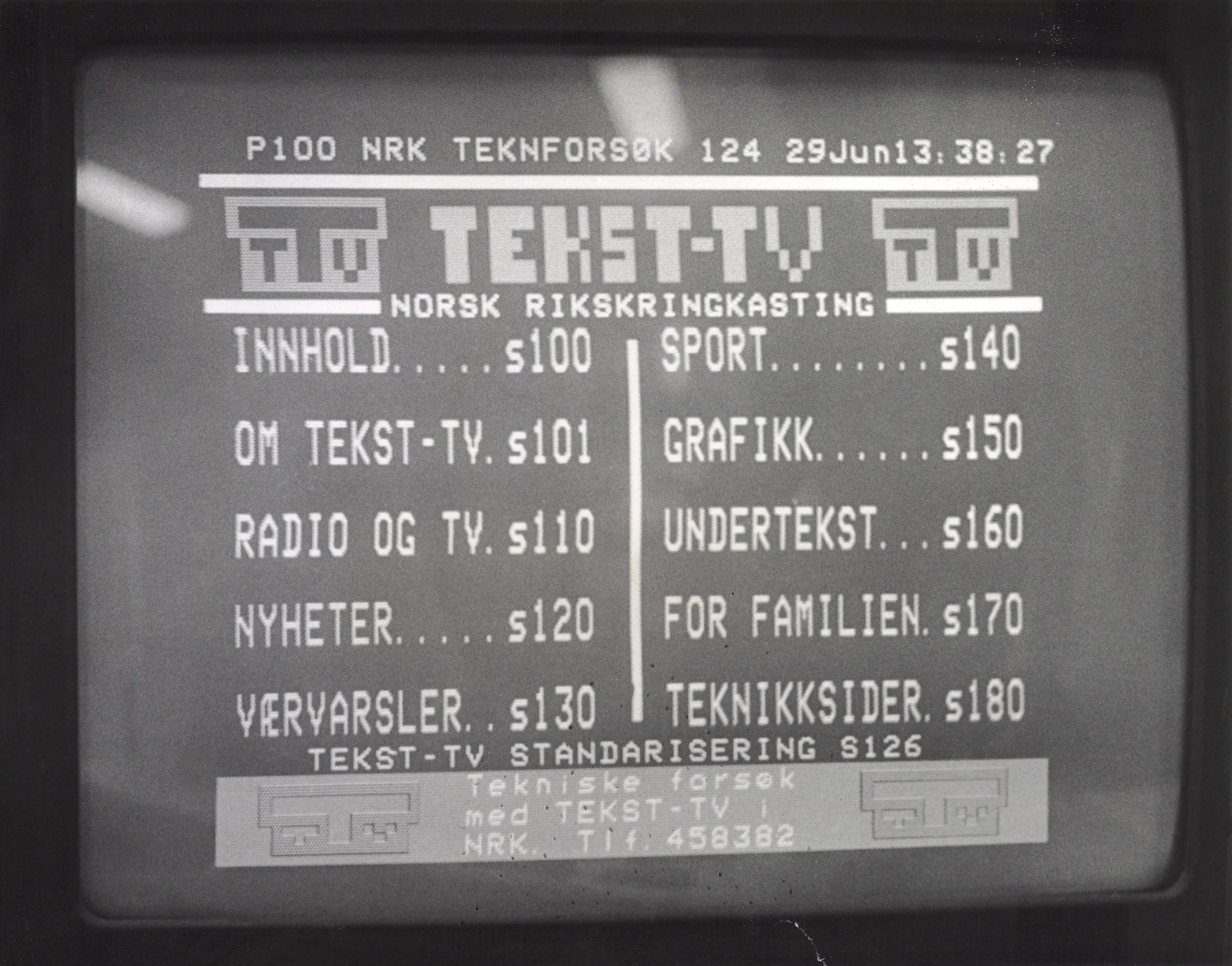 Retro Tekst TV grafikk